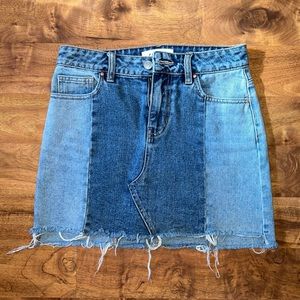 PacSun jean skirt